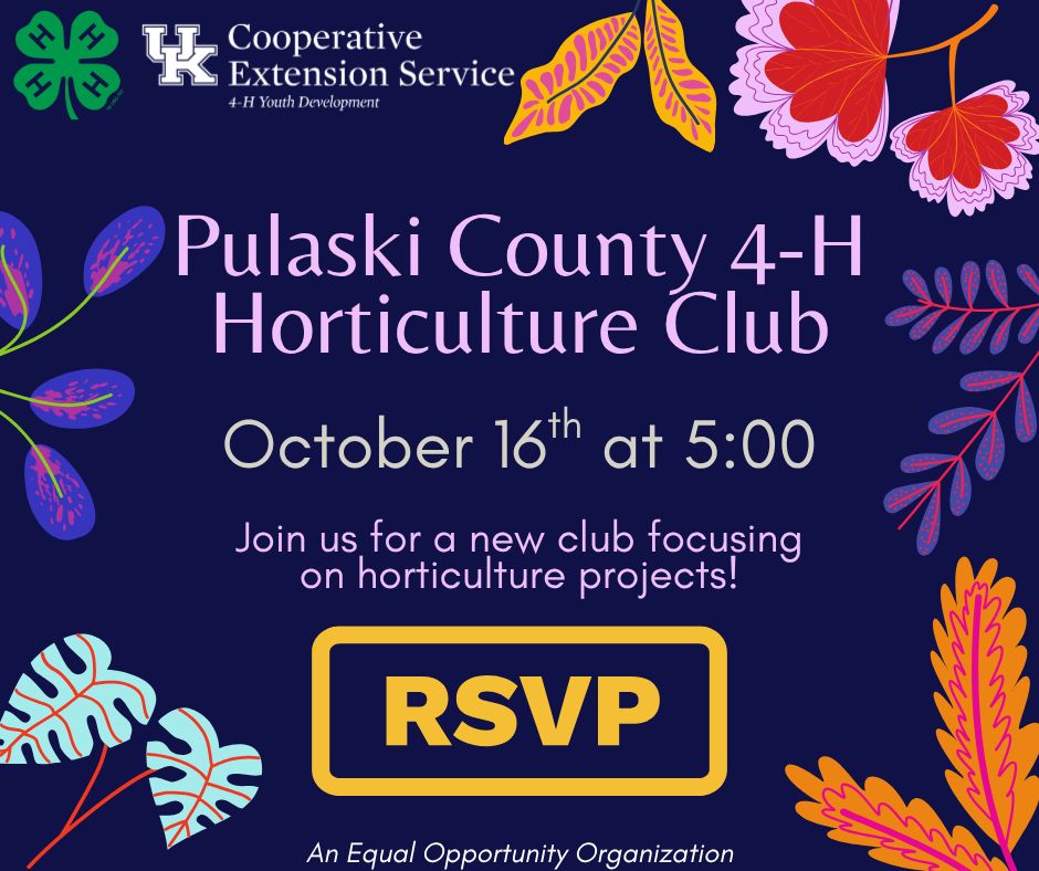 Horticulture Club Flyer